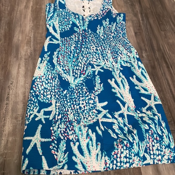 Lilly Pulitzer Brewster Blue Good Reef Ember Shift - Picture 8 of 10